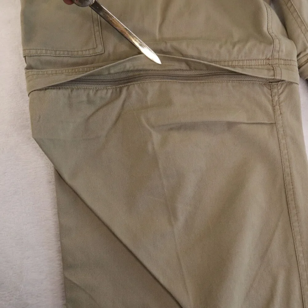 Abercrombie & Fitch Men's M Convertible Paratrooper Cargo Pants Y2K Baggy VTG - Picture 7 of 15